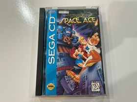 Space Ace (Sega CD, 1994) Complete CIB in Box w Manual + Reg Card + Foam N MINT