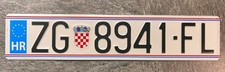 Croatia Hrvatska Kroatien Pre-EU Nummernschild | Kennzeichen | License Plate
