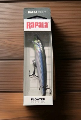 Rapala Floater Elite 85 GDRSML Gilded Radioactive Smelt 