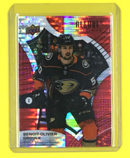 2021-22 Upper Deck Allure - Rookies Benoit-Olivier Groulx #104 Red Rainbow (RC)