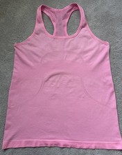 Lululemon Swiftly Tech Racerback Tank Women's Size 12 Pink Seamless
