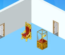 Webkinz Classic Crown, Gown, Sceptre, & Throne of Wonder FULL SET! (Description)
