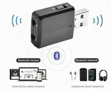 3 in 1 USB Bluetooth 5.0 Audio Transmitter/Receiver Adapter For TV/PC/Car Grace.