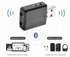 3 in 1 USB Bluetooth 5.0 Audio Transmitter/Receiver Adapter For TV/PC/Car Grace.