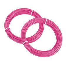 2 Pcs 3D Pen Filament, 1.75mm Dia 33ft Length, Fluorescent Rose Red