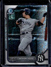 2022 Bowman Chrome Anthony Volpe Prospects Shimmer Refractor #BCP-182 Yankees