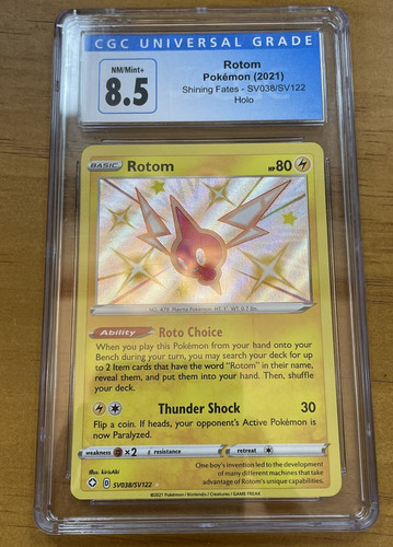 Rotom graded CGC 8.5 for sale on eBay