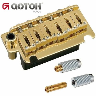 NEW Gotoh 510T-FE1 Non-locking 2 Point Tremolo Bridge w/ 37MM BLOCK HEIGHT, GOLD