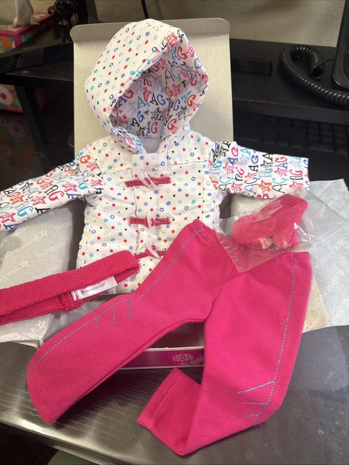 American Girl Doll Truly Me Hit the Slopes Outfit Ski Snowboard Retired Lot