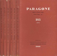 Paragone Arte. Annata completa 1968 (6 Volumi) - Roberto Longhi [1968]