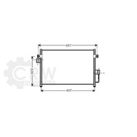Kondensator Klimaanlage FüR Hyundai Terracan 2.9 Crdi 4WD Bj.03-06