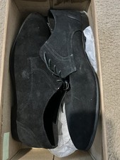 ASOS DESIGN derby shoes in black Suede