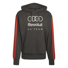 Original Audi Formel 1 Fan French Terry Hoodie, Herren, schwarz-grau