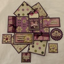 SISTERS Premade Scrapbook Page Mat Set SEWN