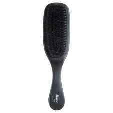 Boar Bristle Curved Wave Brush for Men  Women - Soft Detangling  Smoothing