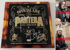 PANTERA PHIL ANSELMO & REX SIGNED OFFICIAL LIVE 101 PROOF VINYL w/PROOF BECKETT