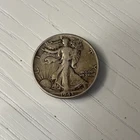 Vintage 1943 Walking Liberty Silver Half Dollar - Antique U.S. Coin