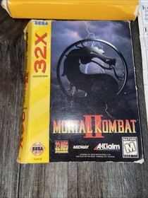 Mortal Kombat II (SEGA Genesis 32X) Authentic Cart W/ Original Box