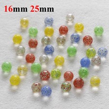 16mm 25mm Speckled Marbles Glass Ball Beads Fish Tank Vase Decor Kids Toy Game