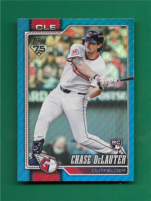 2026 Topps Series 2 Chase DeLauter Blue Rainbow Foil 080/150 NO IMPORT FEES