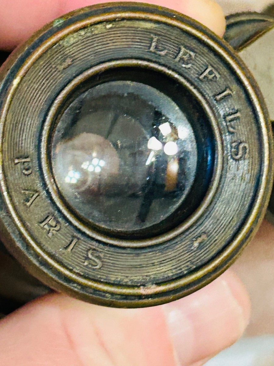 Antique Opera Glasses, Lefils Paris, Brass, Early 1900's, Antique