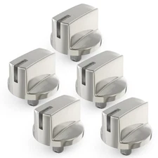 5PCS AEZ73293801 Gas Stove Knob Replacement Compatible with LG Range/Stove Ga...