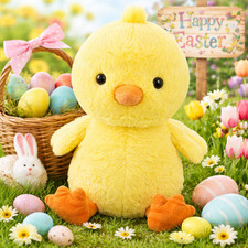 Easter Chick Plush Super Soft Eco-Friendly 30cm Cuddly Teddy Toy Easter Gift 12"