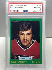 1973-74 O PEE CHEE DAVE SCHULTZ #166 RC PSA 8