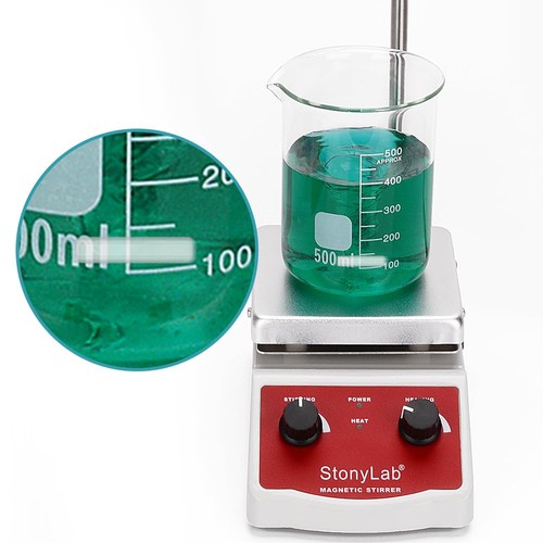 stonylab Set di Agitatori Magnetici, Set di 8 Pezzi Rivestiti in PTFE...  - Foto 5 di 6