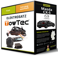 Elektrosatz 13-Pol Spezifisch für Mazda CX-5 07.2017-Jetzt NEU Towtec
