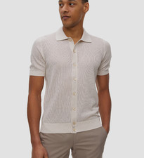 GRAN SASSO Poloshirt mit perforierten Knöpfe...