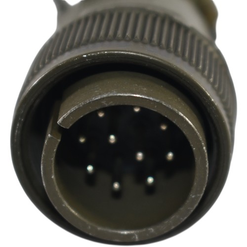NEW ITT Cannon MS3106F18-1P Circular Connector Plug 10-Pin Male Solder Cup - Afbeelding 5 van 5