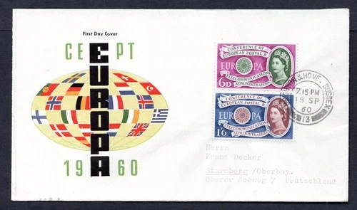 GB - 1960 Europa Illustrated First Day Cover