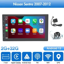 For 2007-2012 Nissan Sentra 7" Wifi Android 13 Carplay Car Stereo Radio GPS Navi