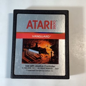 Vanguard (Atari 2600, 1983) Game Cartridge & Manual Tested