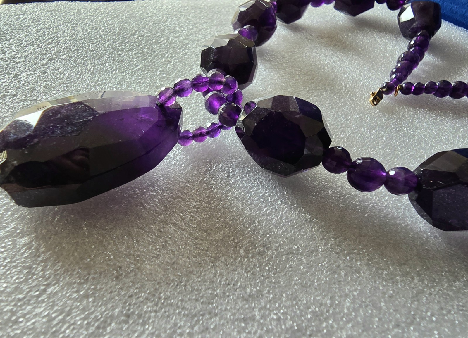 Chuck Clemency Chunky Amethyst Statement Necklace… - image 6