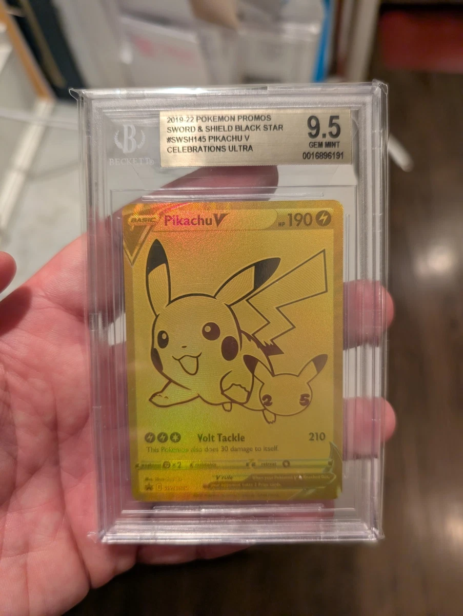 Pokémon Pikachu Grade 9.5 Pokémon TCG Individual Collectible Card