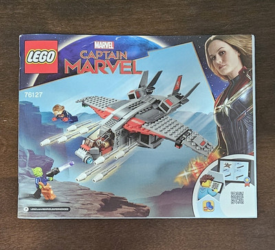 LEGO Marvel 76127 Captain Marvel & Skrull Attack Set 307 pcs w/ Instructions