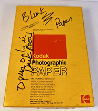 Kodak Photographic Blank Paper Polycontrast 5x7, Single Weight F Glossy