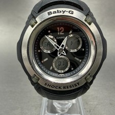 Casio Baby-G BG-1500 Watch Women 41mm Black Alarm Chrono Analog Digital New Batt