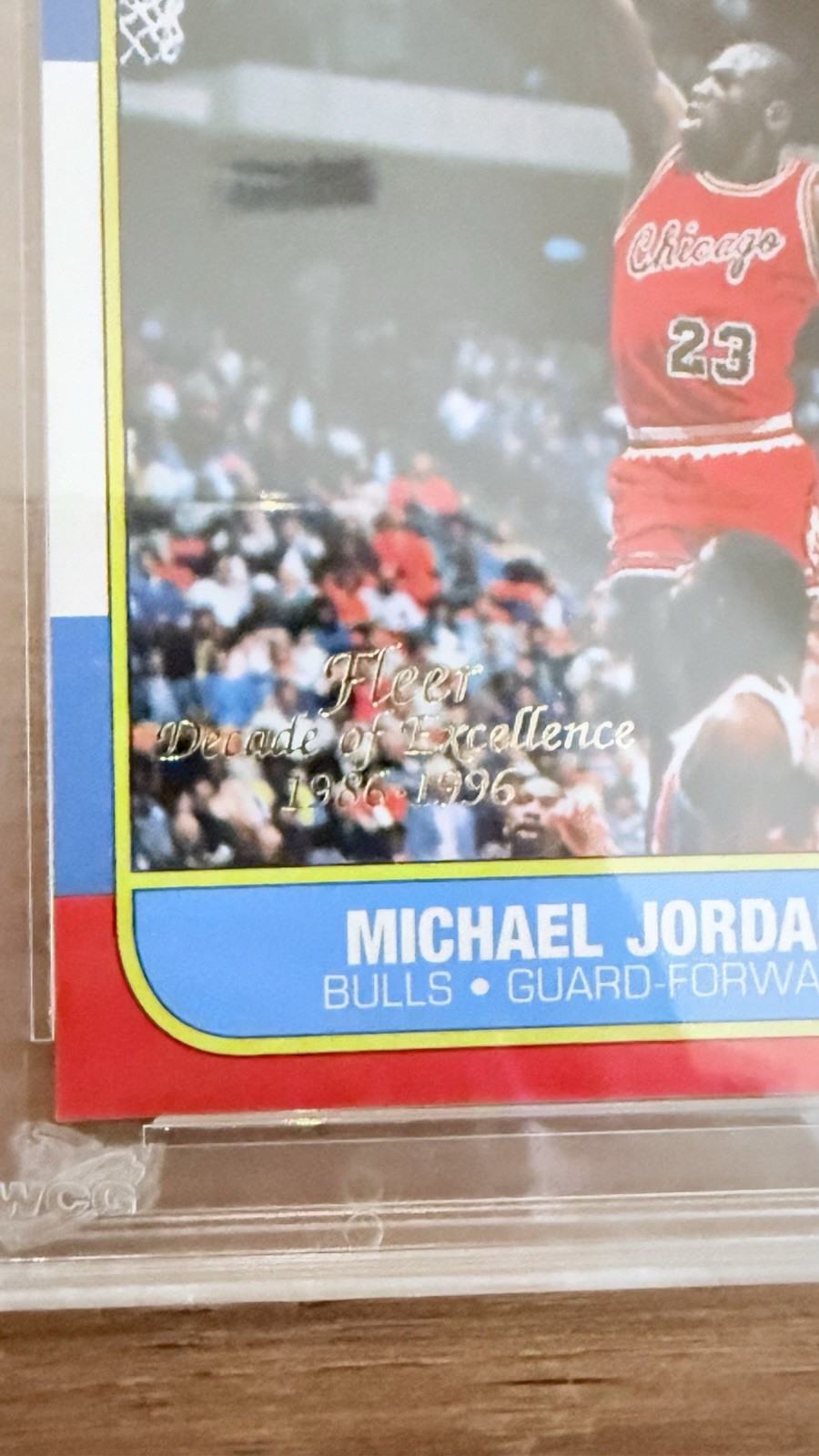 1996-97 Fleer #4 MICHAEL JORDAN Decade Of Excellence view 4