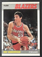 1987-88 Fleer - Kiki Vandeweghe #116 NM+