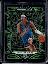 2022-23 Panini Obsidian Ousmane Dieng RC Electric Etch Green #/25 Thunder