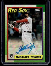 2023 Topps Archives Fan Favorite Blue Auto Masataka Yoshida RC Auto 24/25 Boston