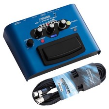 Boss VE-1 Vocal-Echo Effektgerät für Gesang mit keepdrum XLR-Kabel