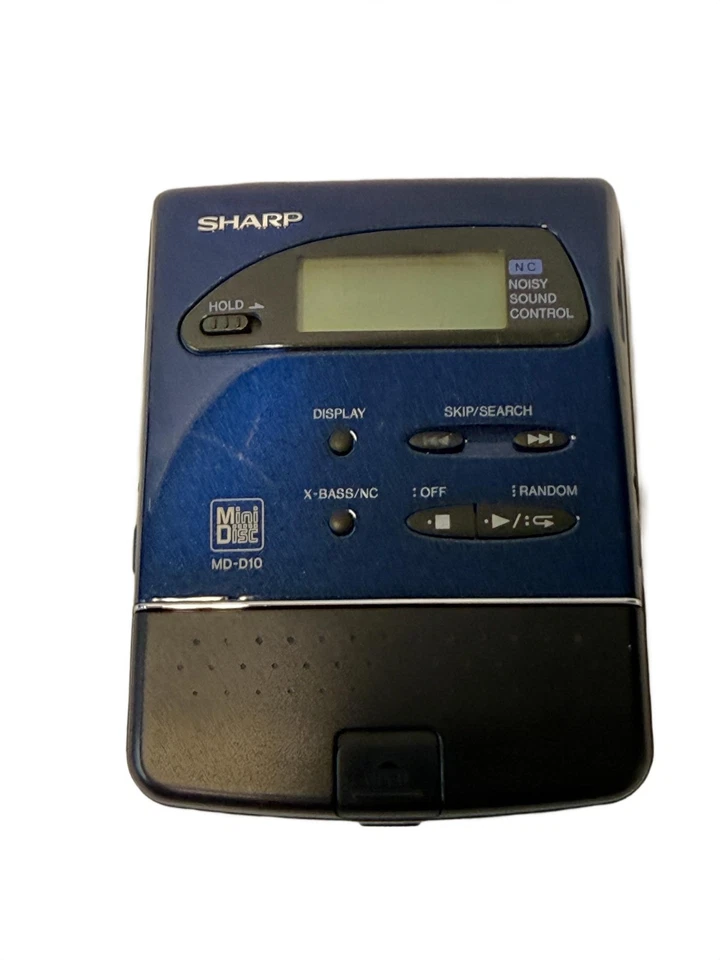 Sharp MD-D10A Blue Mini Disc Portable Player **New In Box** - Image 2 of 4