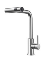 KüChenarmatur Edelstahl Ausziehbar 360° Drehbar Wasserhahn Mit 3 Strahlarten