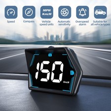 Car Digital Speedometer Gps Hud Head Up Display Mph Overspeed Alarm Universal Car Digital Speedometer Gps Hud Head Up Display Mph Overspeed Alarm Universal