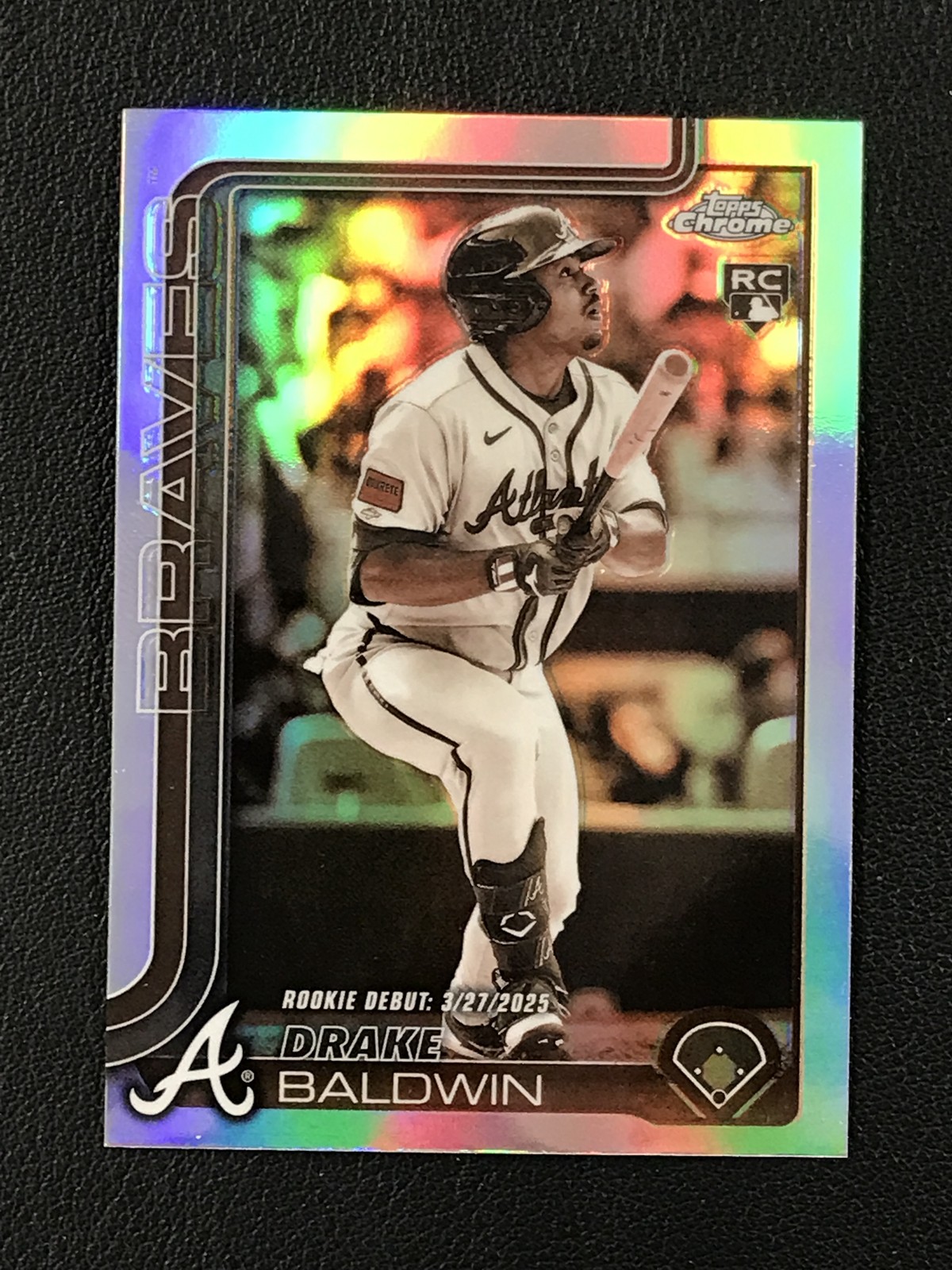 2025 Topps Chrome Update #USC88 Drake Baldwin Sepia Refractors Atlanta Braves