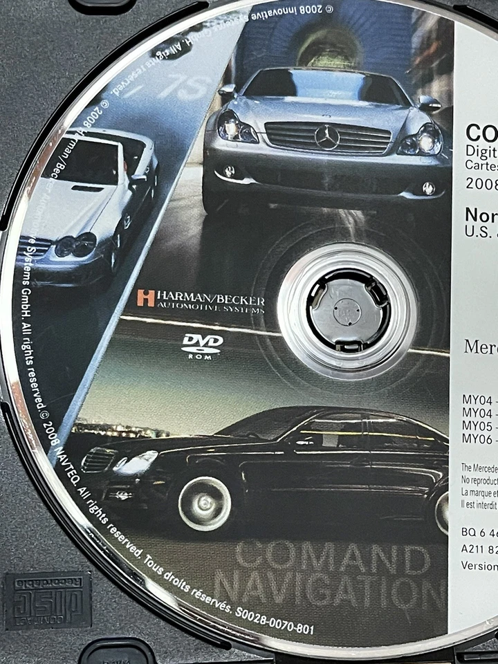 06 07 08 Mercedes W219 CLS CLS550 CLS63 Navigation DVD # 0232 7.0 Map © 2008 🌎 - Image 4 of 4